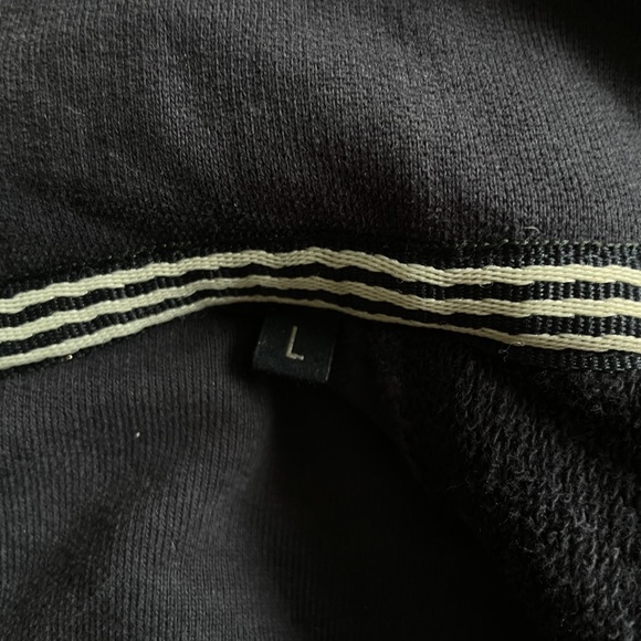 Vintage style BUGATTI World Traveller Full Zip Dark Blue Men's Sweater Size L - Picture 8 of 10